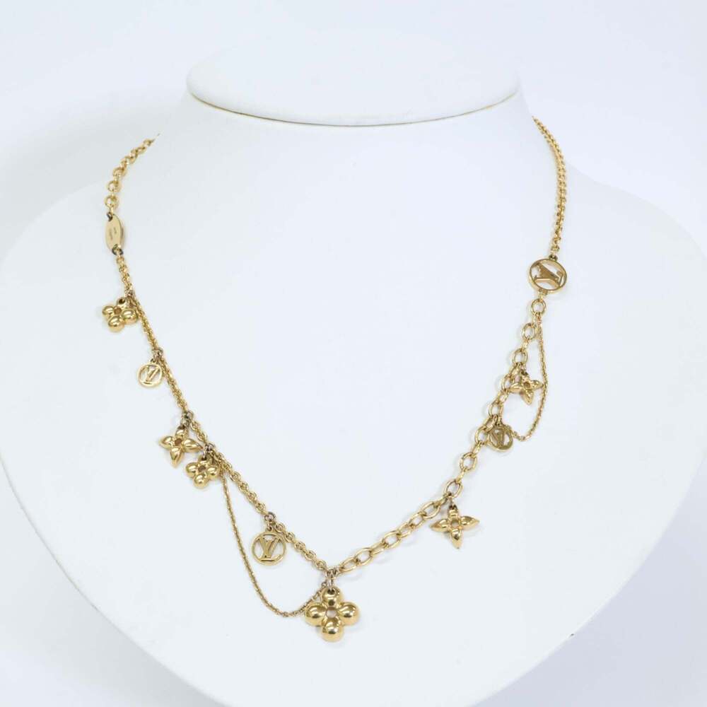 LOUIS VUITTON Gold Necklace - Picture 8 of 8
